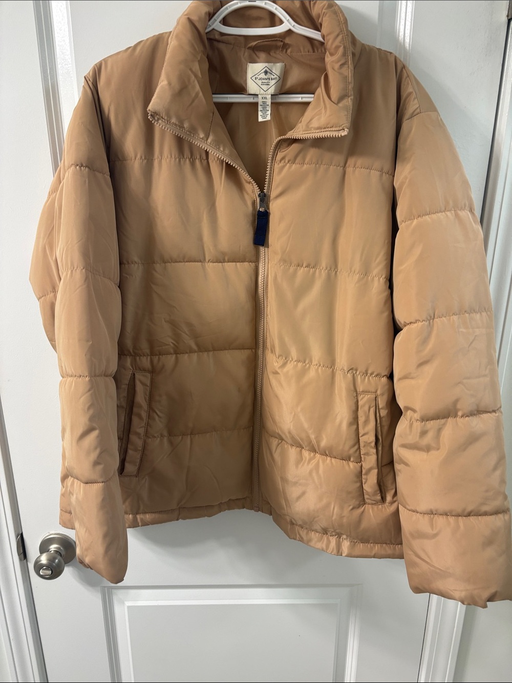 Light Tan Puffer Jacket